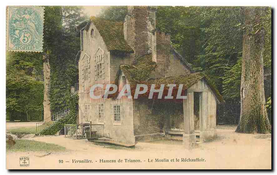 CPA Versailles Hameau de Trianon Le Moulin et le Rechauffoir 