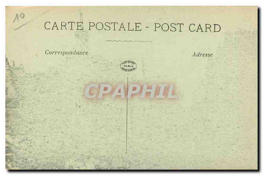 CPA Ruines de Reims Place Drouet d'Erlon Militaria — Verso