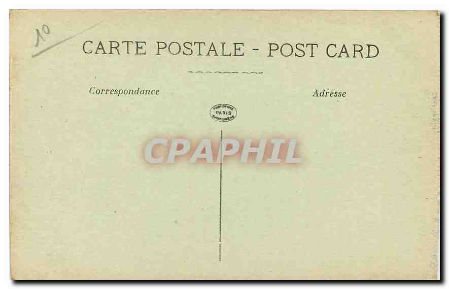 CPA Ruines de Reims Place St Thimothee et rue St Sixte  — Back