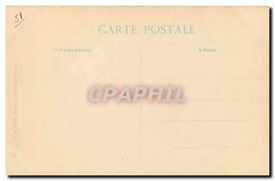 Reims — La Cathédrale Portail du Jugement dernier — Éditeur ELD, 8me Série — Rückseite