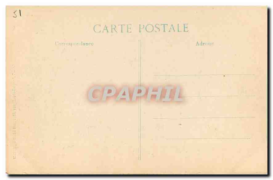 CPA Reims La Cathedrale Tour Sud et la Galerie du Grand Combe  — Verso