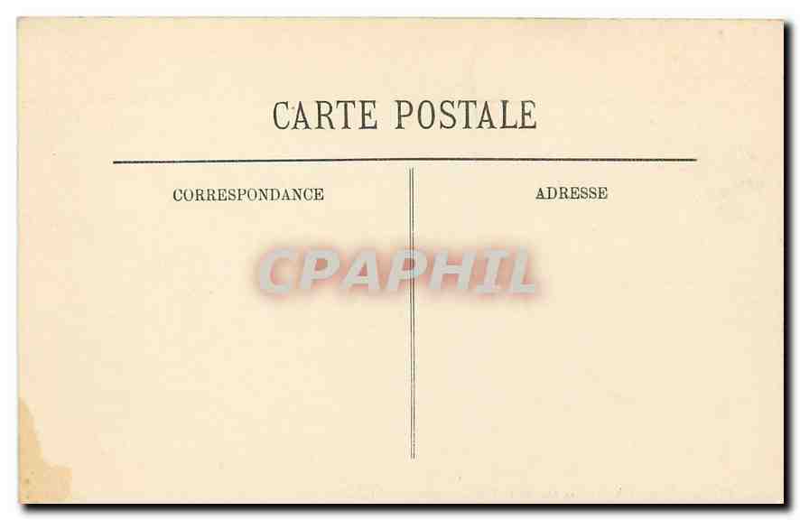 CPA Bordeaux Les Ruines du Palais Gallien  — Verso