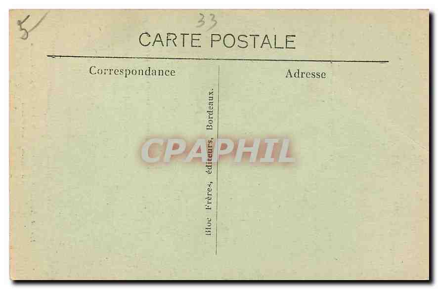 CPA Bordeaux Eglise Saint Michel Portail Nord La Fleche  — Verso