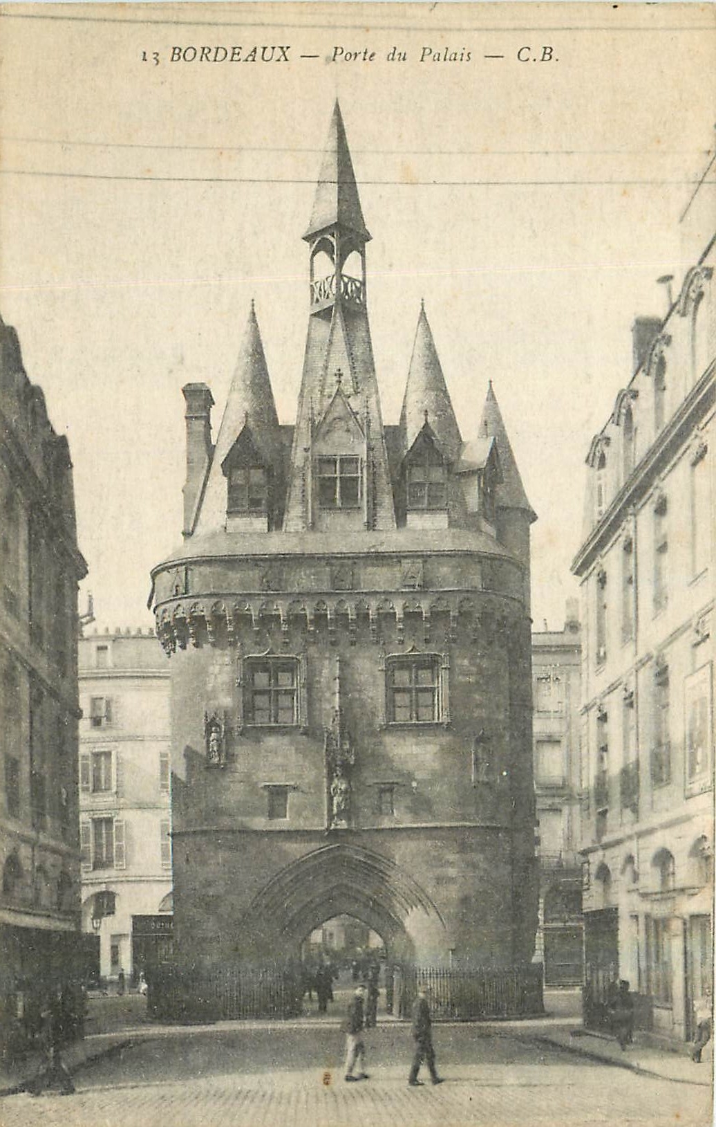 CPA Bordeaux Porte du Palais 