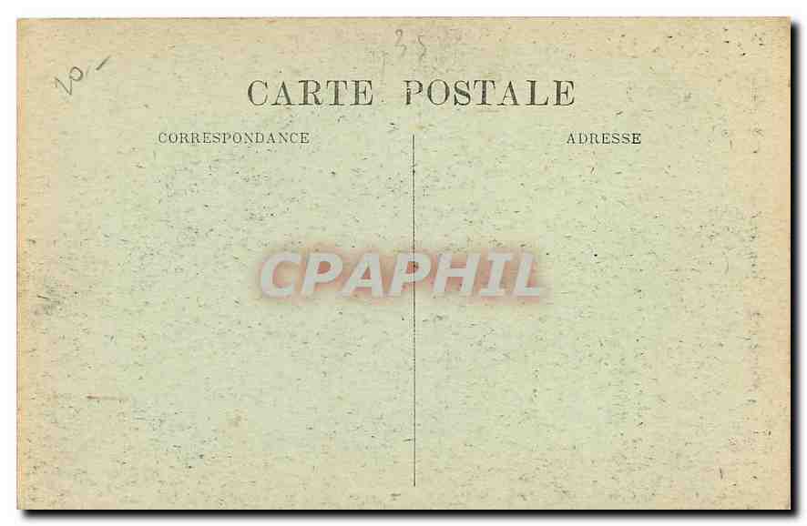 CPA Bordeaux Porte du Palais  — Verso
