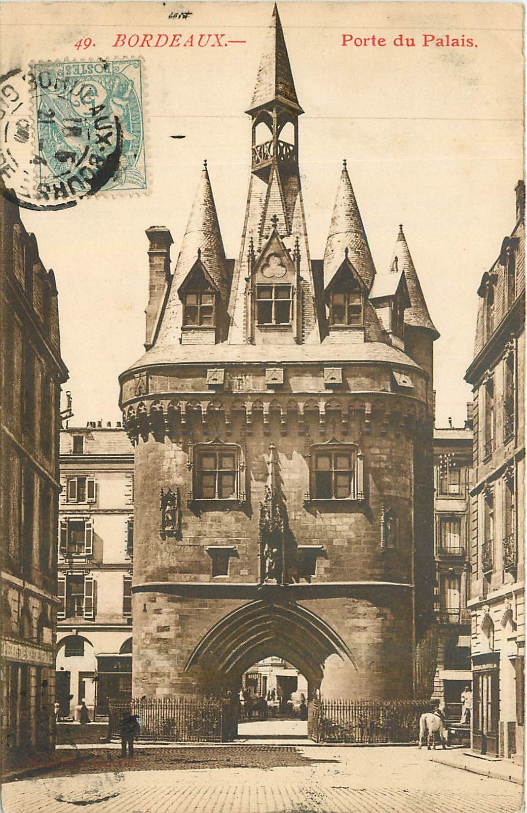 CPA Bordeaux Porte du Palais 