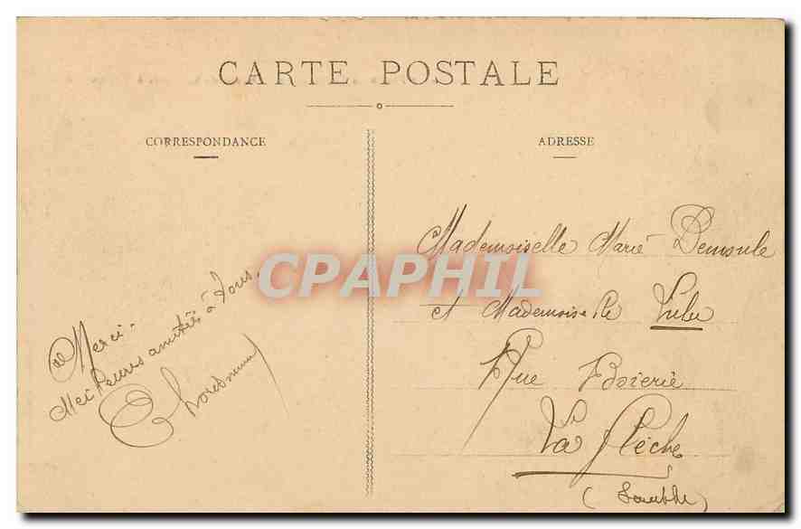 CPA l'Auvergne Le Plomb du Cantal vu de la Route du Lioran a Vic sur Cere  — Rückseite