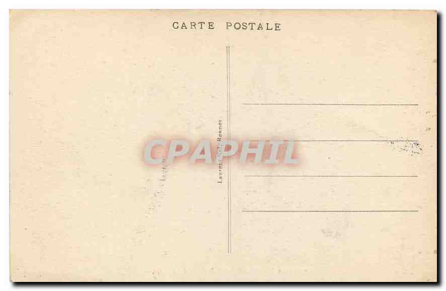 CPA Le Mont Saint Michel Cote Sud Ouest  — Rückseite