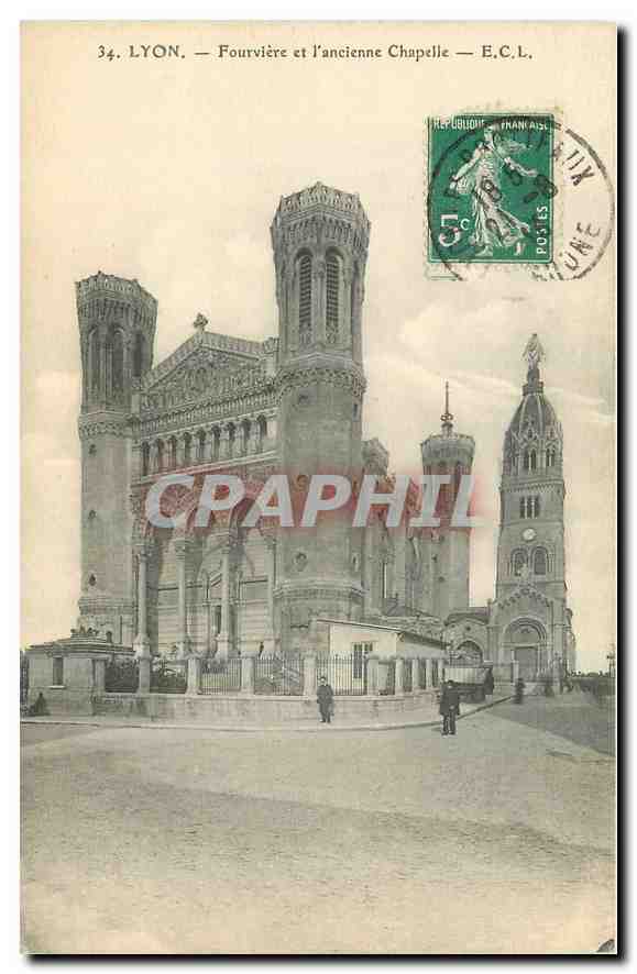CPA Lyon Fourviere et l'Ancienne Chapelle 