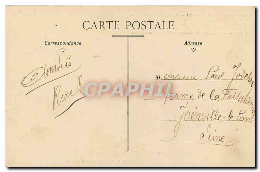 CPA Montlhery S et O La Tour  — Rückseite
