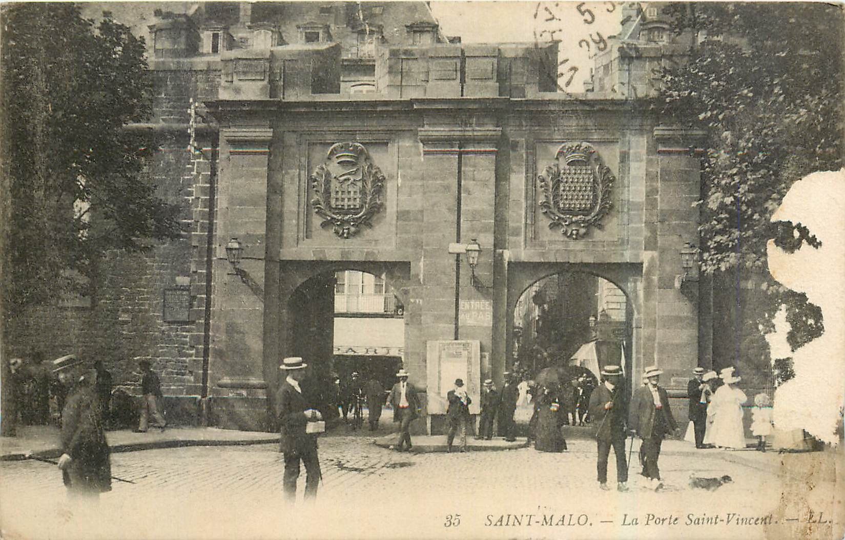 Saint-Malo — La Porte Saint-Vincent — E.L. n°35