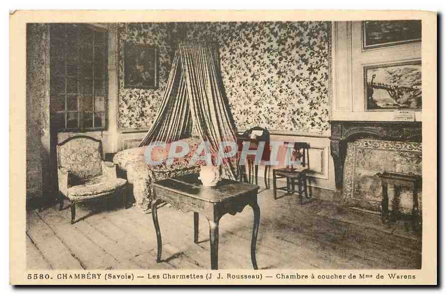 CPA Chambery Savoie Les Charmettes Chambre a coucher de Mme de Warens 