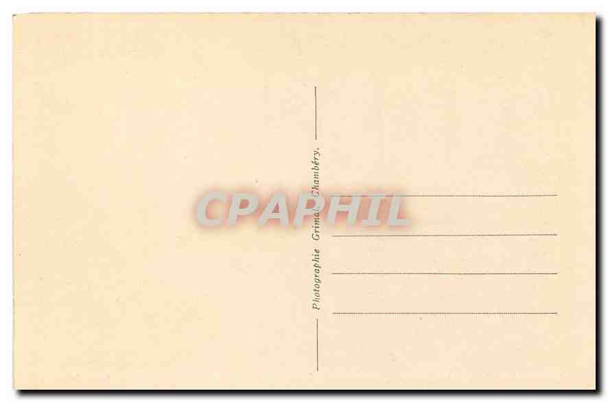 CPA Chambery Savoie Les Charmettes Chambre a coucher de Mme de Warens  — Back