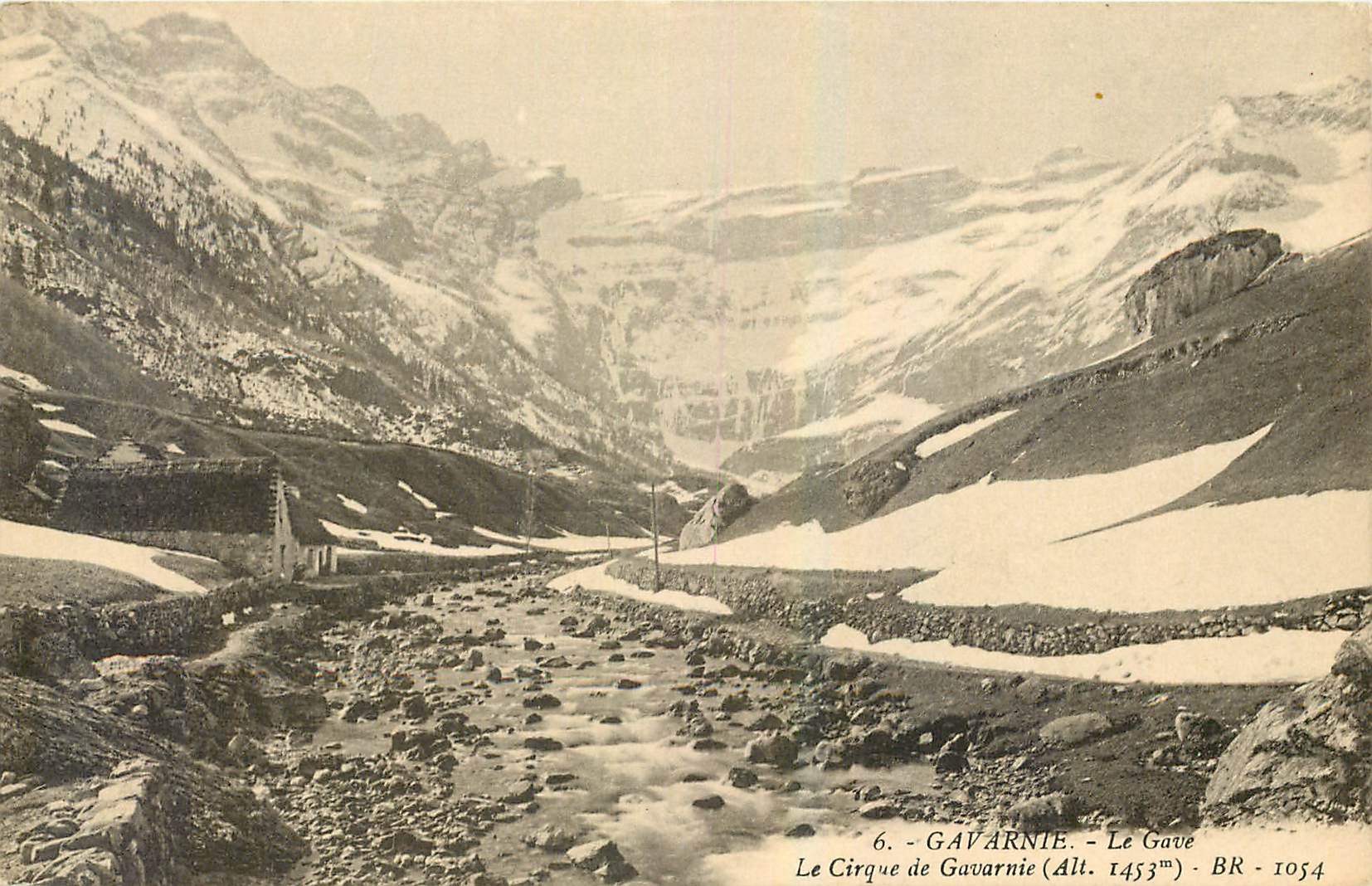 CPA Gavarnie Le Gave Le Cirque de Gavarnie 