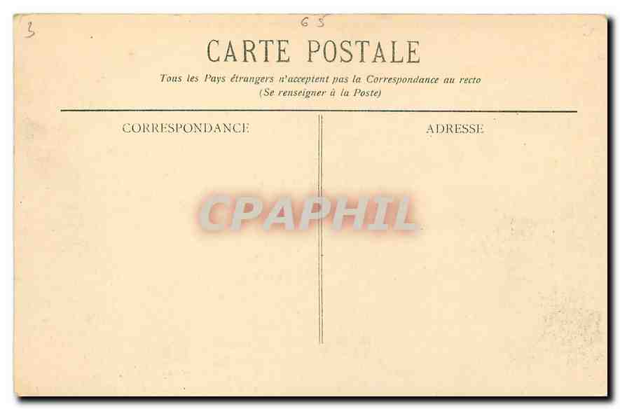 CPA Gavarnie Le Gave Le Cirque de Gavarnie  — Verso