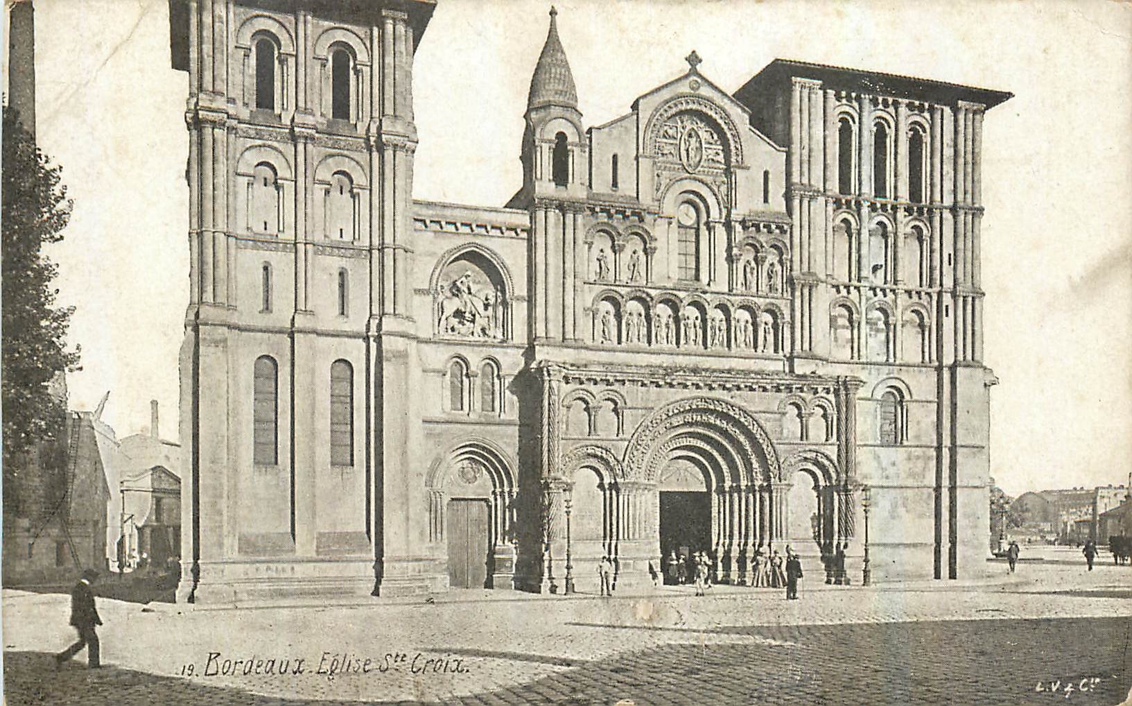CPA Bordeaux Eglise Ste Croix 