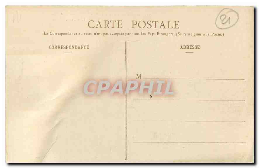 CPA Les Promenades de Dijon Le Bois  — Rückseite
