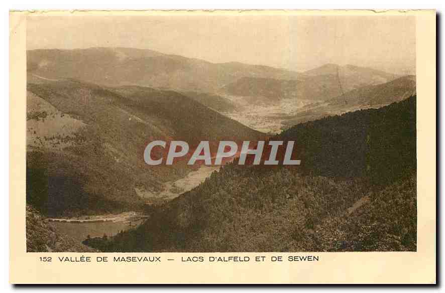 CPA Vallee de Masevaux Lacs d'alfeld et de sewen l'Alsace 