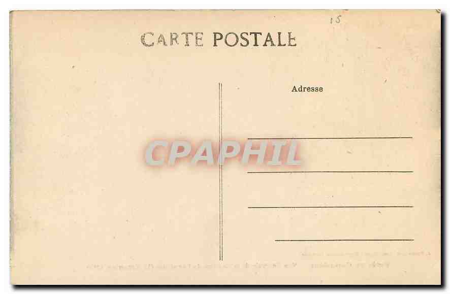 CPA Foret de Compiegne Vue generale de la Clairiere de l'Armistice  — Rückseite