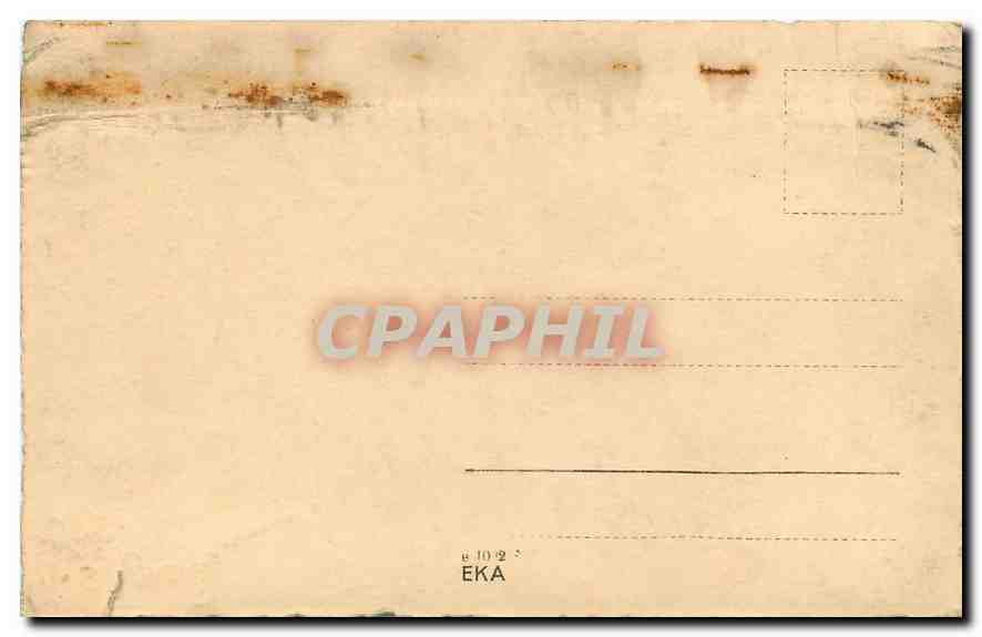 CARTE PHOTO Personnages — Rückseite