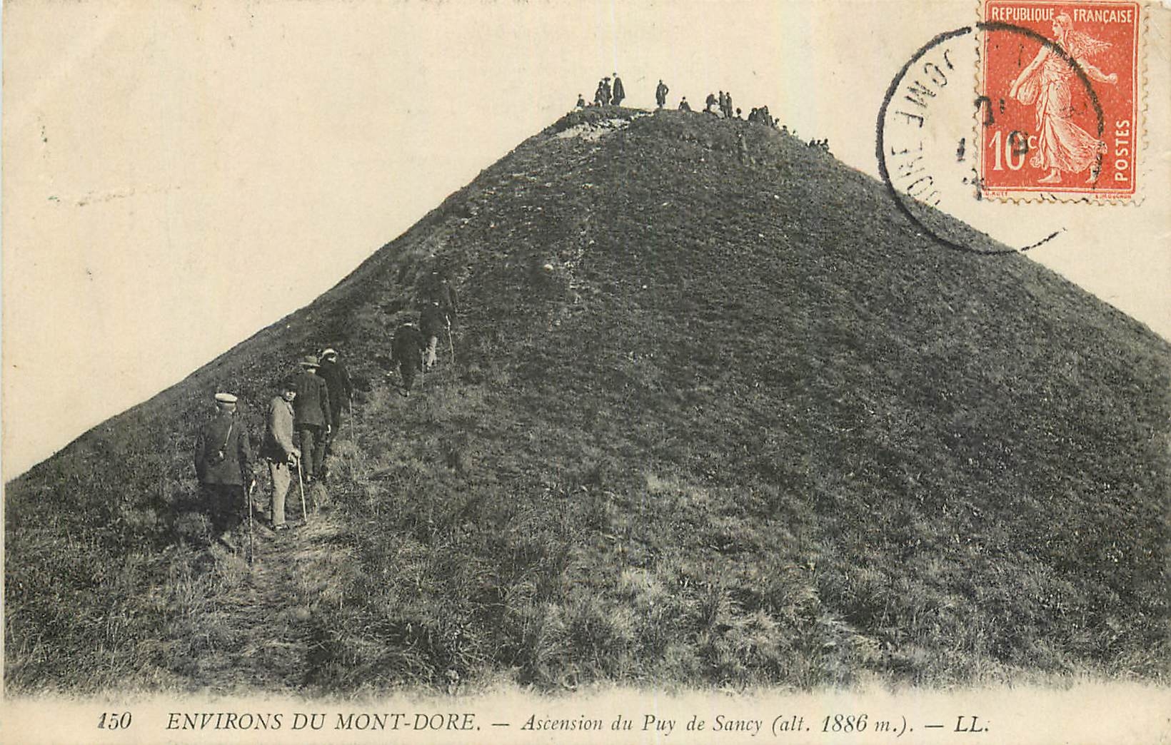 CPA Environs du Mont Dore Ascension du Puy de Sancy 