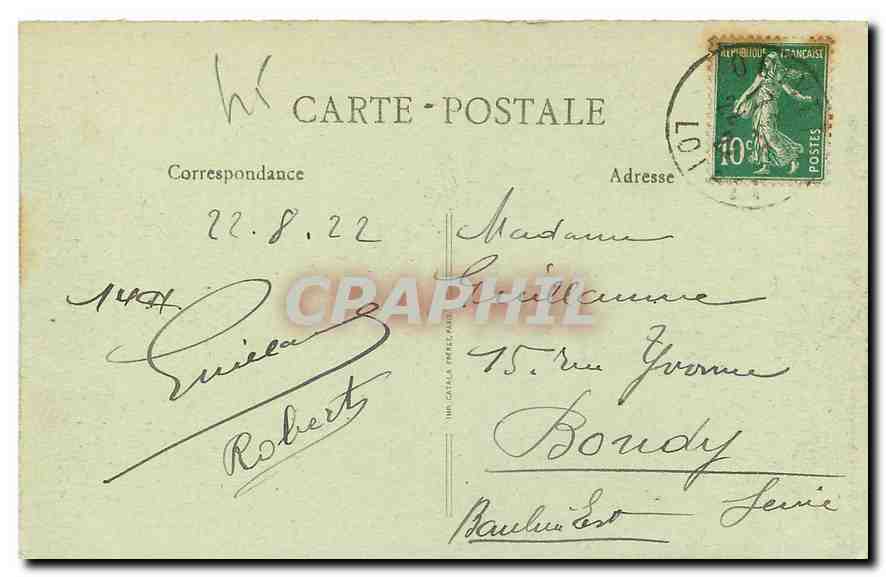 CPA Environs d'Orleans Olivet Bords du Loiret Cafe Restaurant Paul Foret  — Rückseite