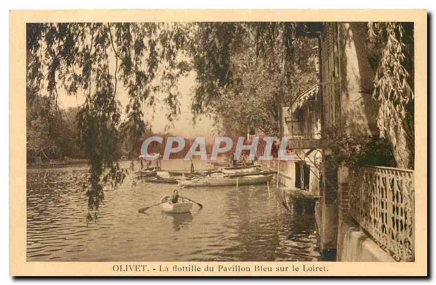 CPA Olivet La Flottille du Pavillon Bleu sur le Loiret 