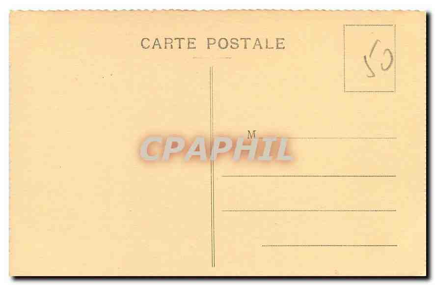 CPA Mont St Michel Abbaye Salle des Chevaliers  — Verso