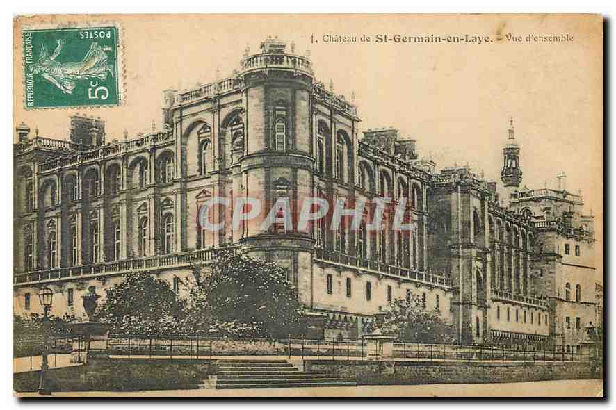 CPA Chateau de St Germain en Laye Vue d'ensemble 