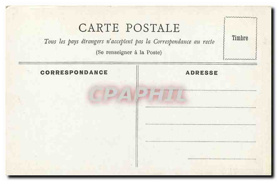 CPA Paris Le Tombeau de Napoleon I Hotel des Invalides  — Rückseite