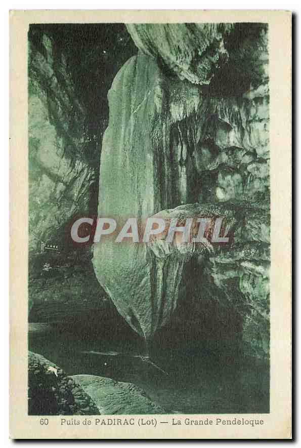 Puits de PADIRAC (Lot) — La Grande Pendeloque — Phototypie-Hélo (France)