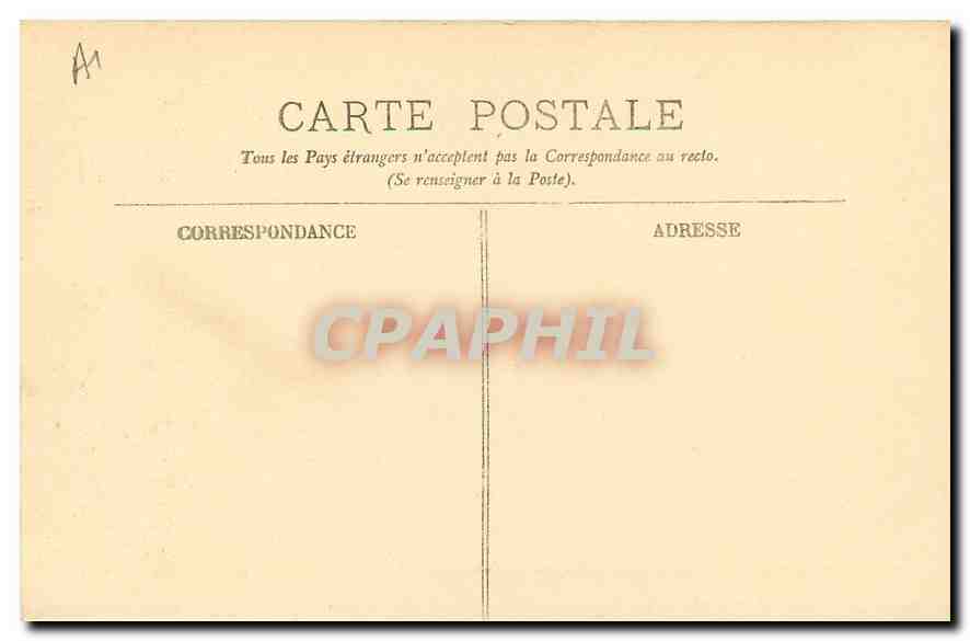 CPA Versailles Le Chateau Galerie des Glaces  — Back
