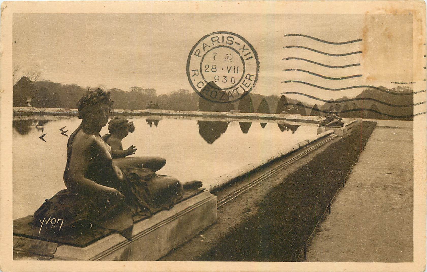 CPA Splendeurs et Charmes de Versailles Les parterres d'eau 