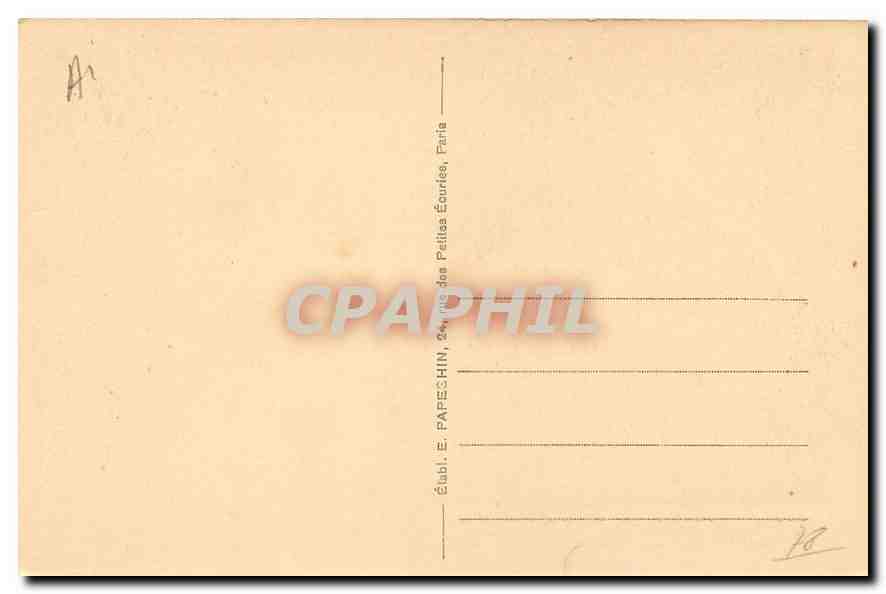 CPA Versailles Le Palais du Grand Trianon  — Verso