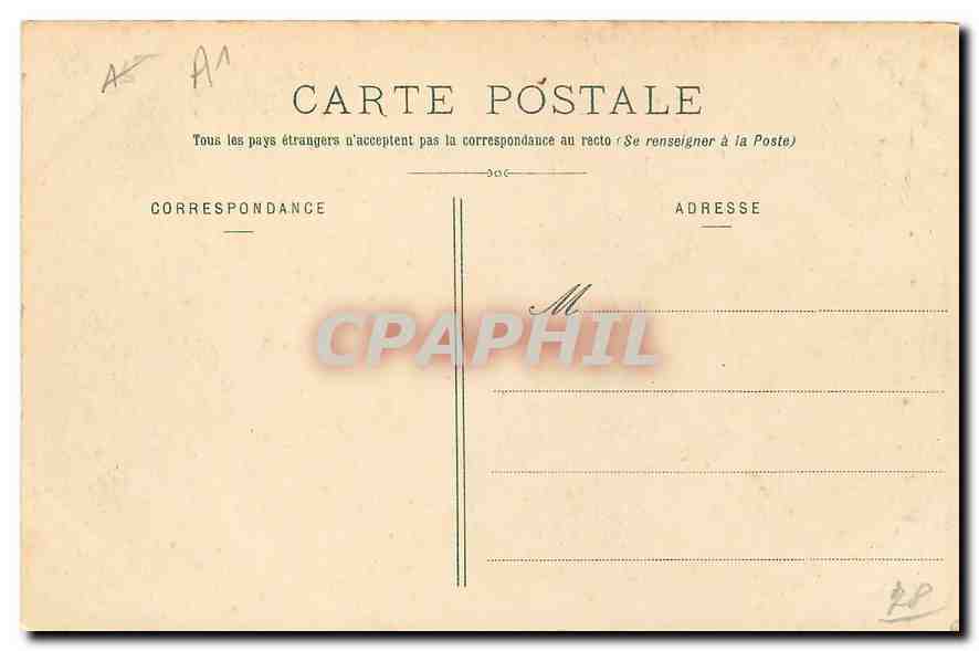 CPA Versailles Le Chateau Grande Galerie  — Back