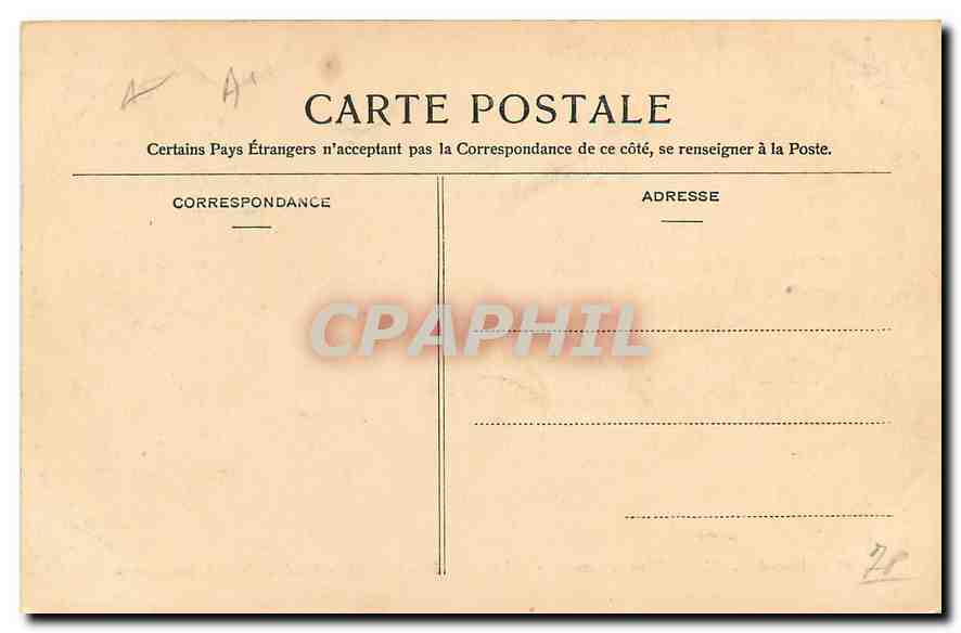 CPA Versailles Le Chateau Cabinet du Conseil  — Back