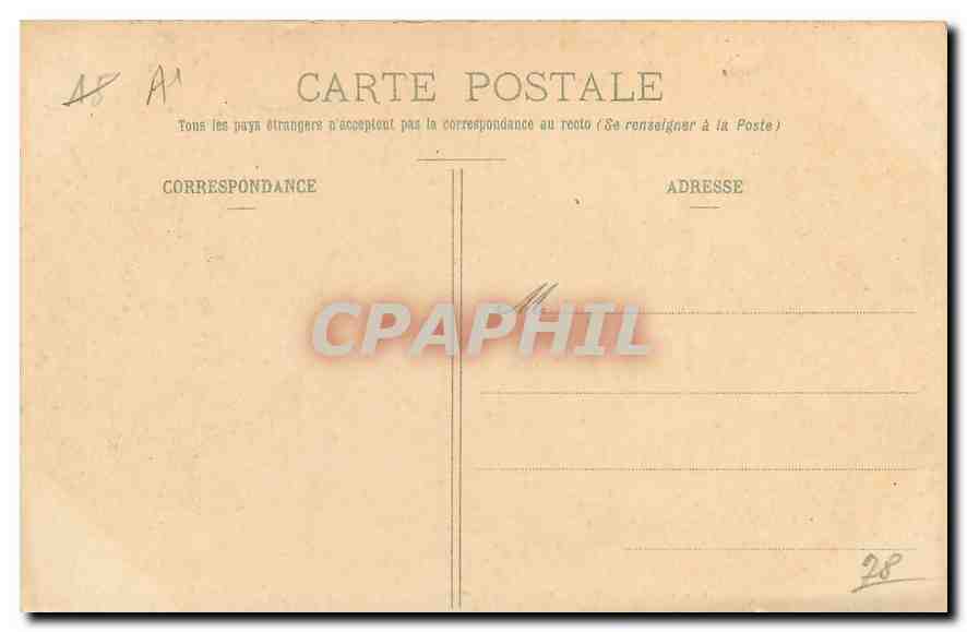CPA Versailles Le Chateau Galerie des Batailles  — Back