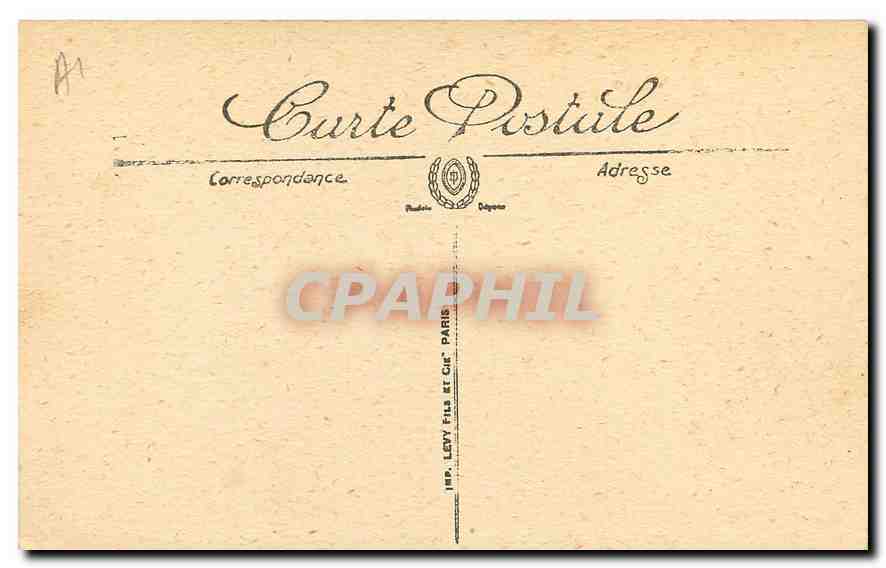 CPA Versailles Le Grand Trianon La Cahmbre a coucher de Napoleon I  — Verso