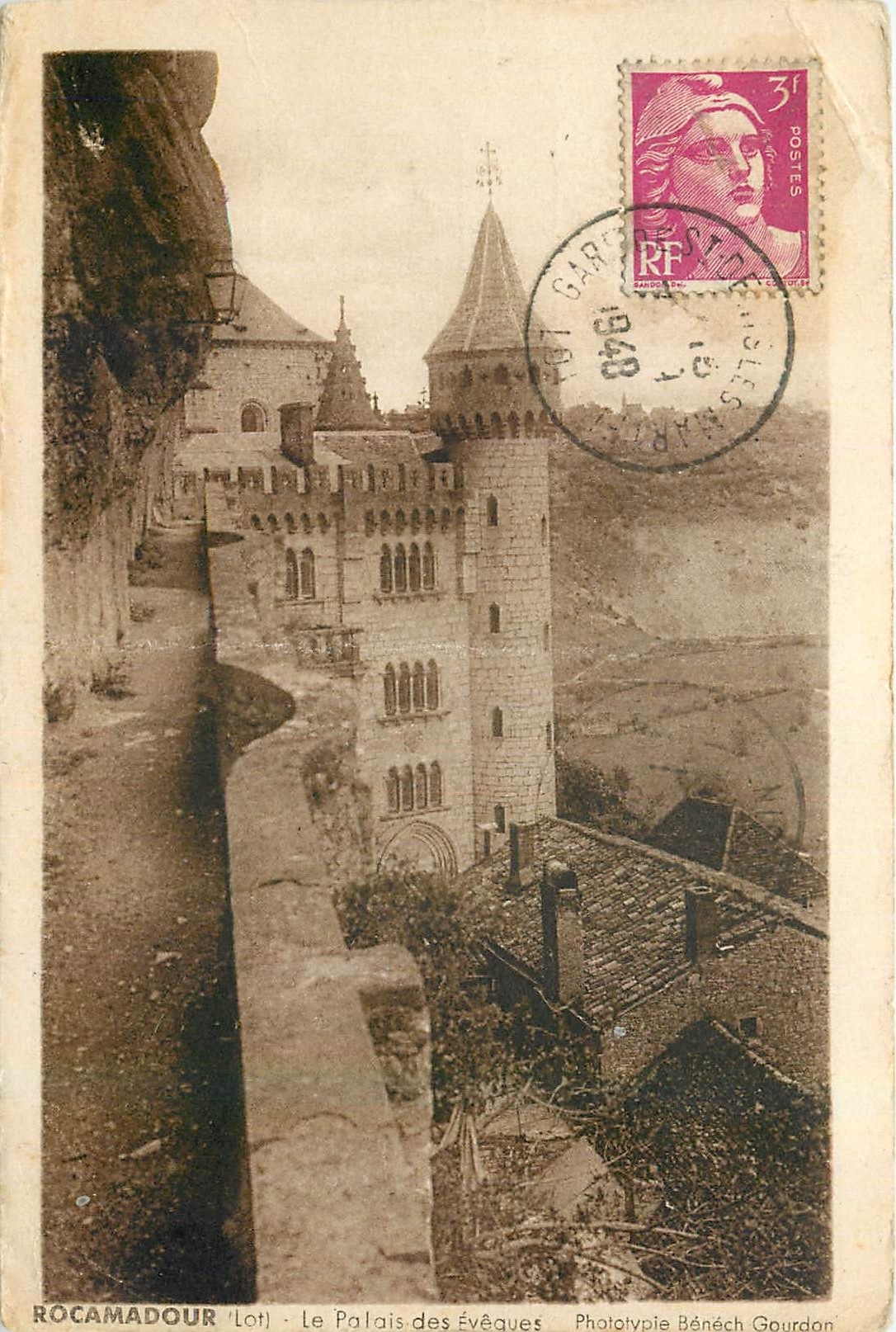 CPA Rocamadour Le Palais des evegues 
