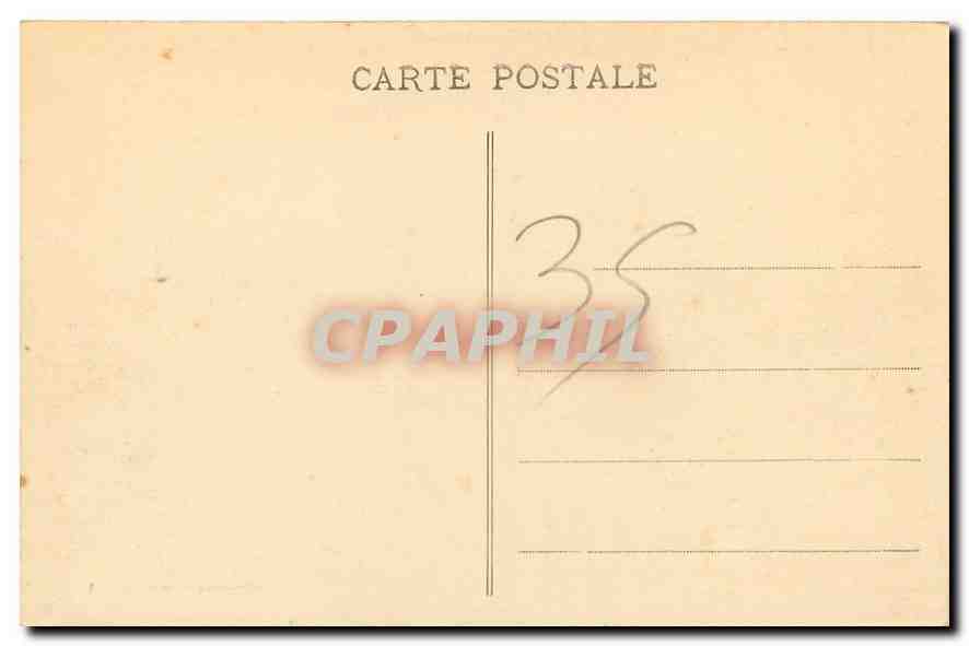 CPA Cote d'Emeraude Cancale Les parcs aux Hoitres  — Rückseite