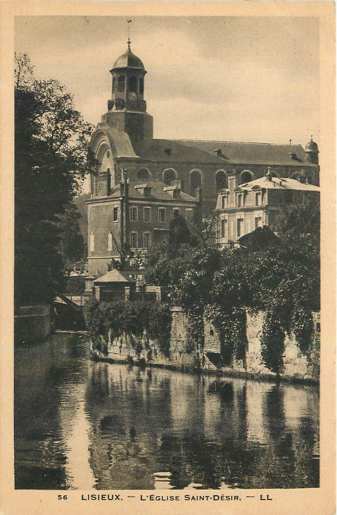 CPA Lisieux l'Eglise Saint Desir 