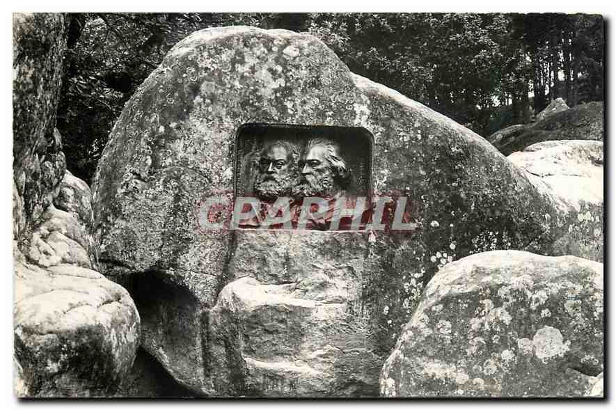CPA Barbizon S et M Le Medaillon Millet Rousseau 