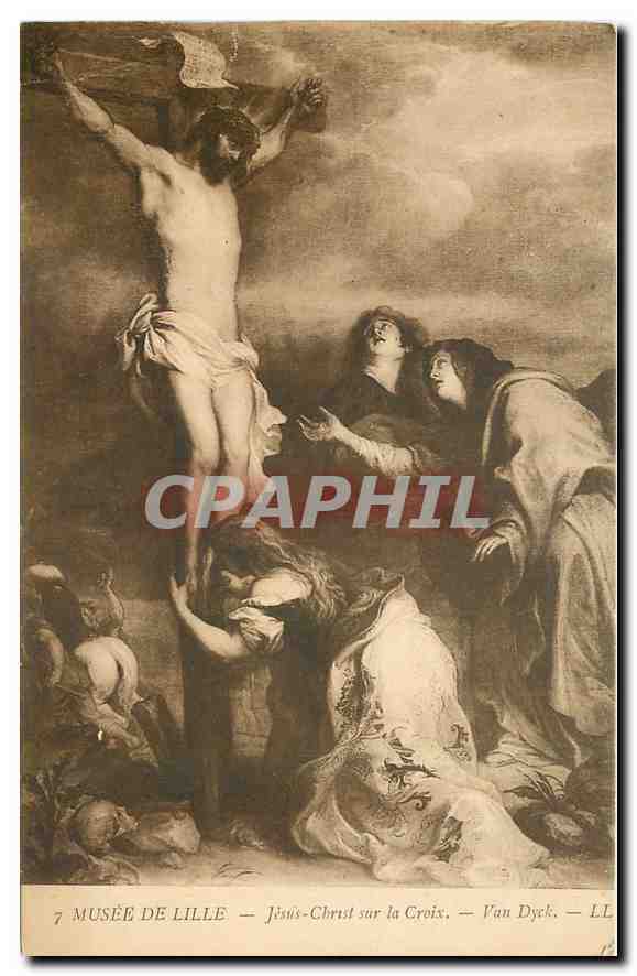 CPA Musee de Lille Jesus Christ sur la Croix 