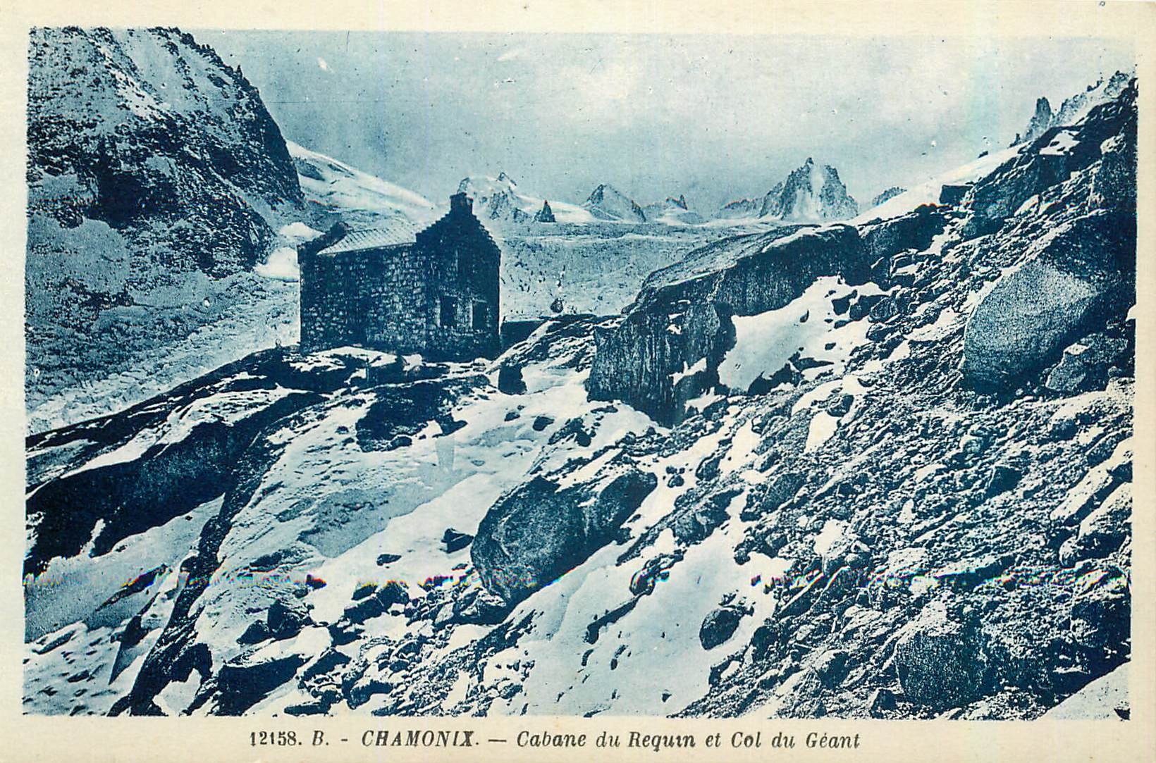 CPA Chamonix Cabanc du Requin et Col du Geant 