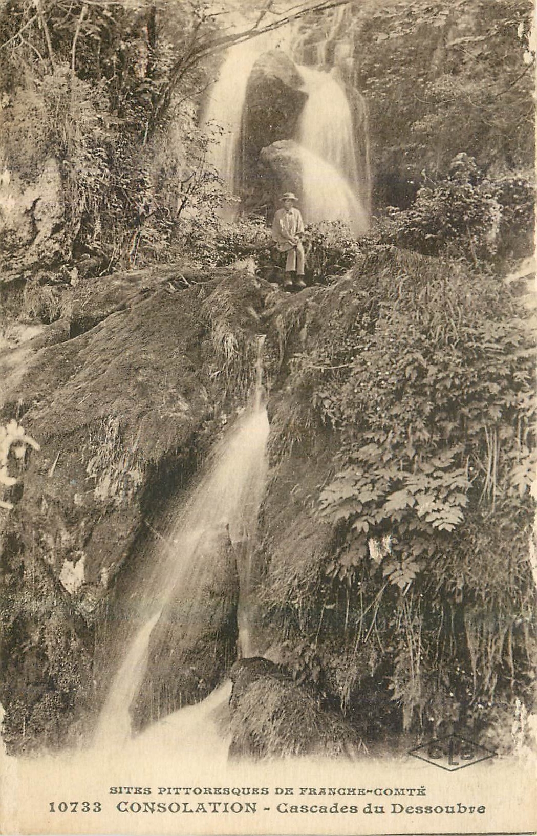 CPA Sites pittoresques de Franche comte Consolation Cascades du Dessoubre 