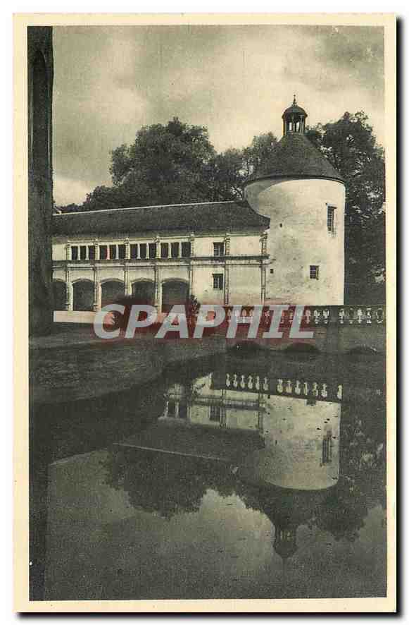 CPA Chateau de Bussy Rabutin Cote d'Or Les Douves 