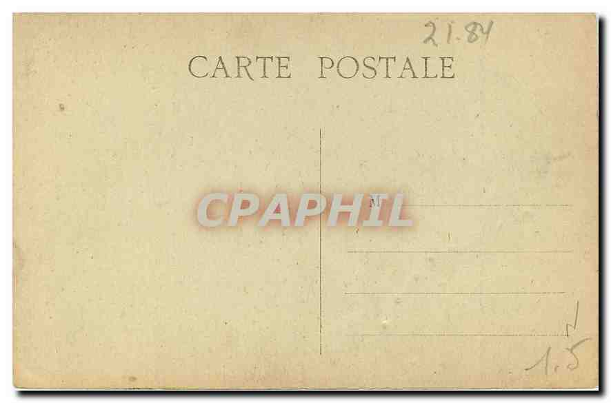 CPA Chateau de Bussy Rabutin Cote d'Or Gilonne de Harcour — Verso