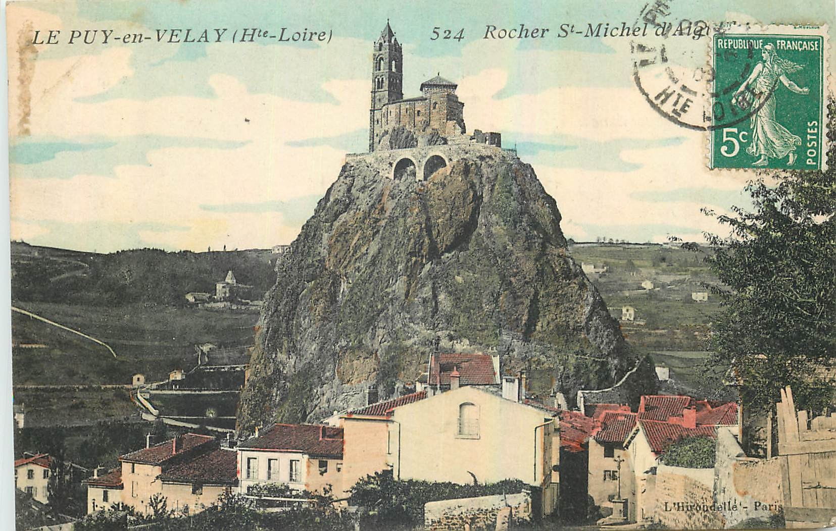 CPA Le puy en Velay Hte Loire Rocher St Michel 