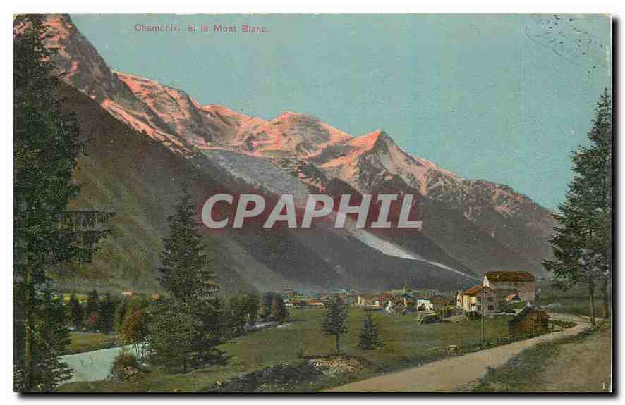 CPA Chamonix et le Mont Blanc 
