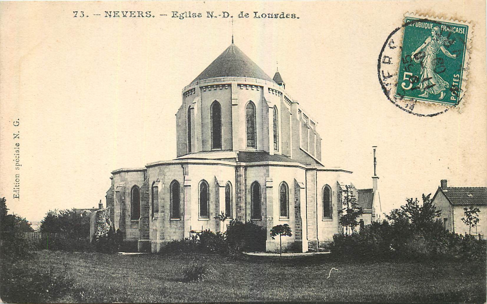 CPA Nevers Eglise N D de Lourdes 